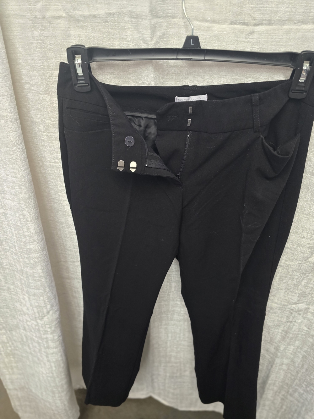 New York & Company Black Tailored Dress Pants Sz 10